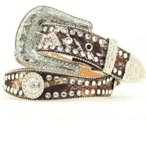 Blazing Roxx Mossy Oak Camo Womens Belt SZ LG 43"